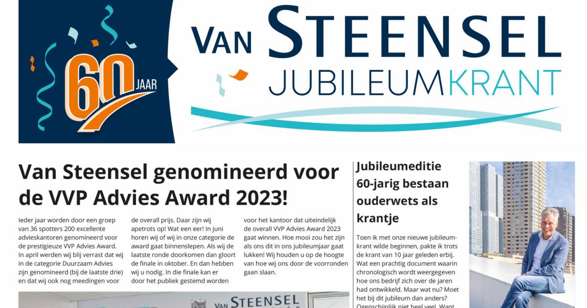 Van Steensel - krant 2023